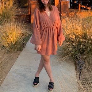 The Odder Side linen dress